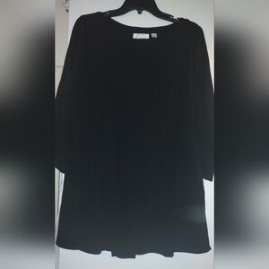 Linea by Louis Dell'Olio Classic Black Tunic
